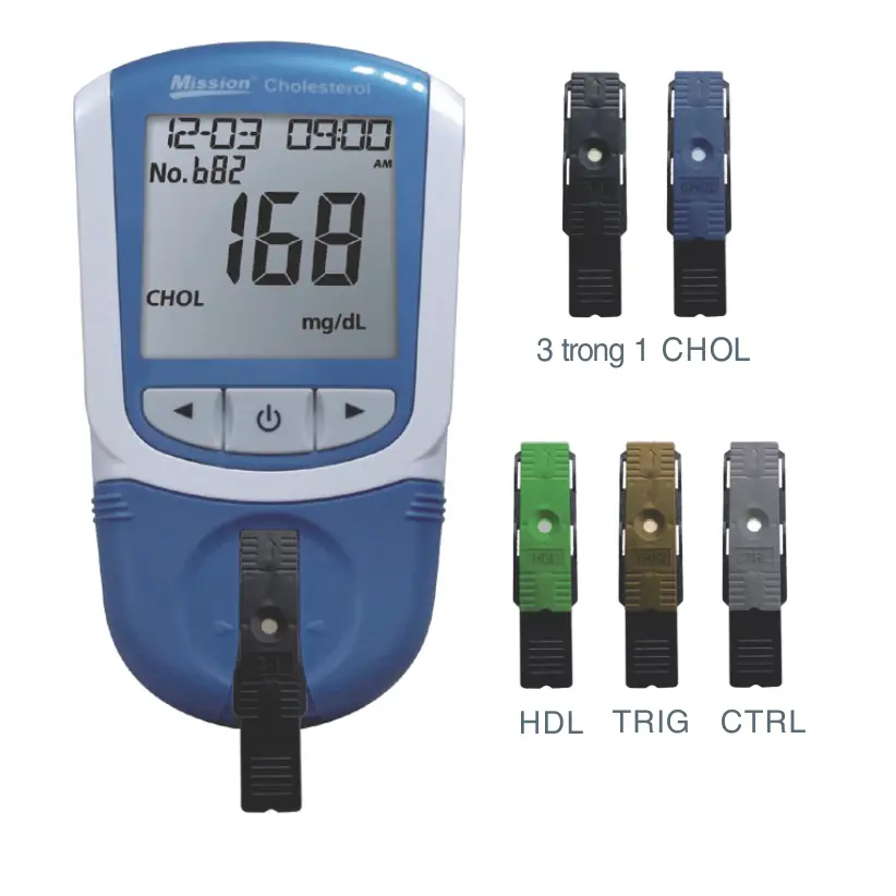 Máy đo Cholesterol-3in1 (Mission Optical Cholesterol Meter)