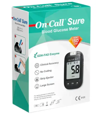 Máy đo đường huyết (Oncall Sure Blood Glucose Meter)-mg/dL
