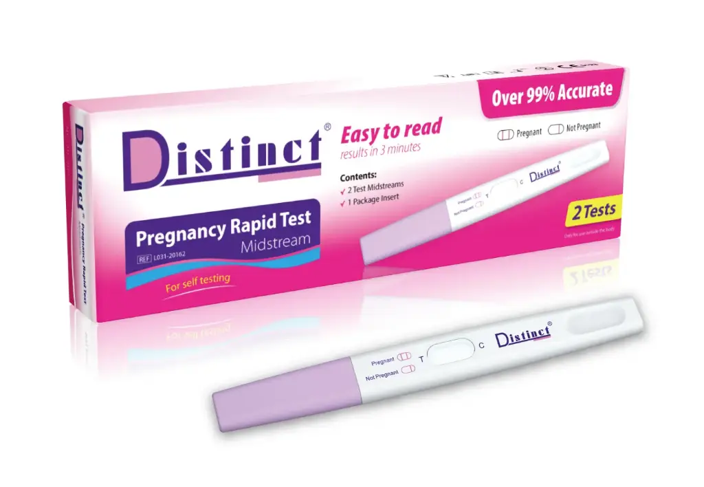 Bút thử xét nghiệm định tính hCG (Pregnancy Rapid Test Midstream)