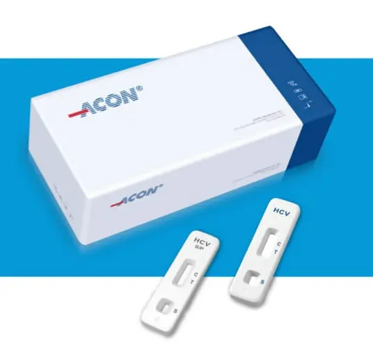 Khay thử xét nghiệm định tính kháng thể kháng HCV [HCV Rapid Test Cassette (Serum/Plasma/Whole Blood)] (Hộp 40 test)