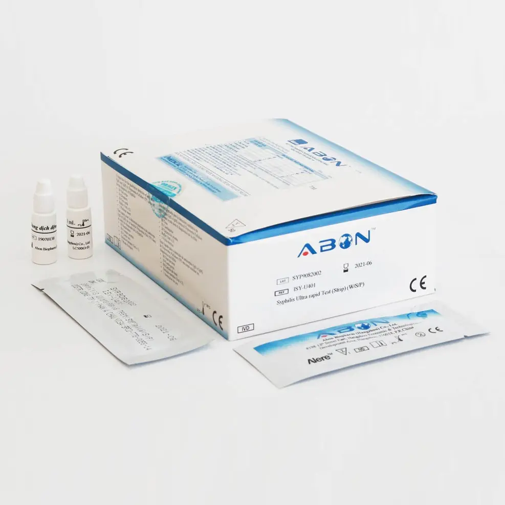 Que thử xét nghiệm định tính kháng thể kháng Syphilis [ABON™ Syphilis Ultra Rapid Test]