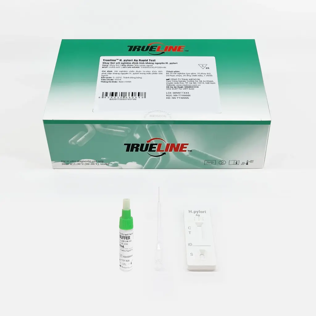 Trueline™ H.pylori Ag Rapid Test (Hộp 25 Test)