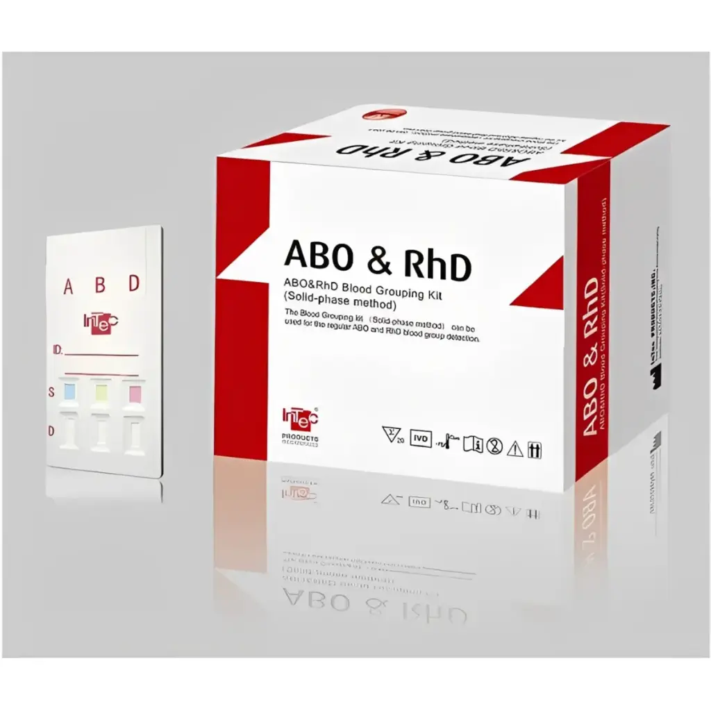 Khay thử xét nghiệm định tính hệ nhóm máu ABO & RhD [Advanced Quality™ ABO & RhD Blood Grouping Kit (Solid-phase method)]