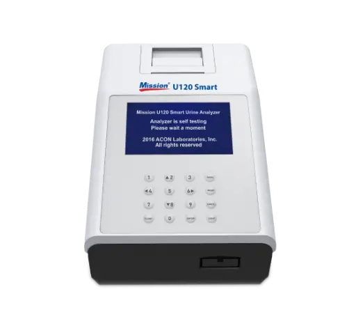 [U117-111-101] Máy phân tích nước tiểu (Mission U120 Smart Urine Analyzer) kèm đầu đọc mã vạch (Box 1)