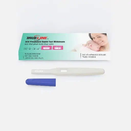 Trueline™ hCG Pregnancy Rapid Test Midstream (Hộp 50*1 Test)