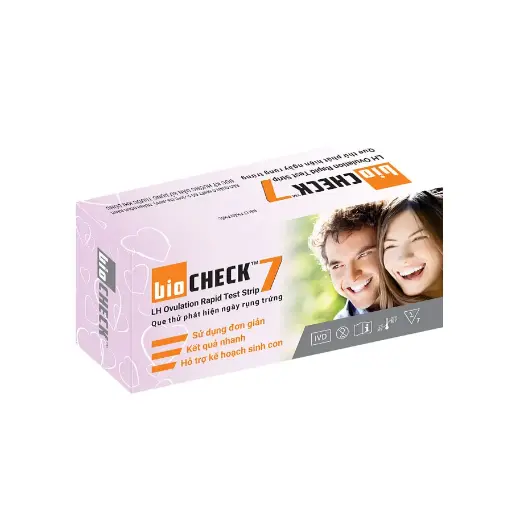 Biocheck™ LH Ovulation Rapid Test Strip (Hộp 1 Test)