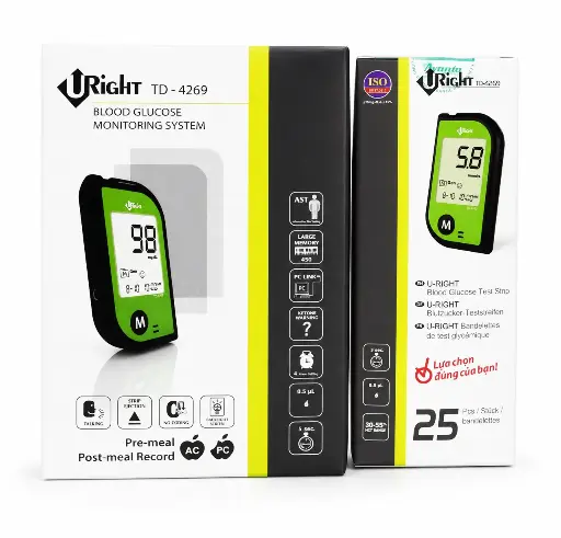 [TD4269] Máy đo đường huyết [U-Right™ TD-4269 Blood Glucose Monitoring System]