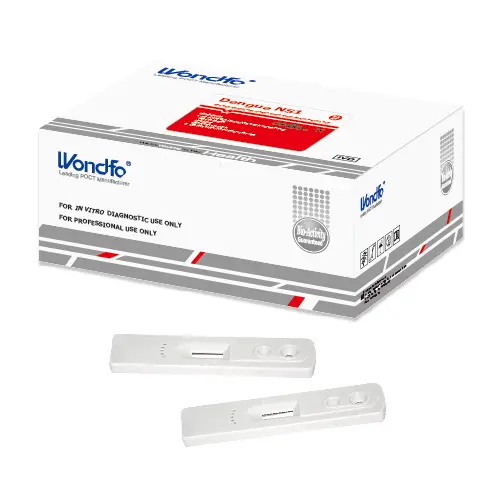 [W041-C] Khay thử xét nghiệm định tính kháng nguyên Dengue NS1 [Wondfo - One Step Dengue NS1 Antigen Whole Blood/Serum/Plasma Test] (Hộp 25)