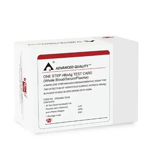[ITP01003-DS50] Que thử xét nghiệm định tính kháng nguyên bề mặt vi rút viêm gan B [HBsAg) (Advanced Quality™ One Step HBsAg Test] (Hộp 50)