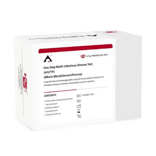[ITP02006-DS50] Que thử xét nghiệm định tính kháng thể kháng HIV (1&2) [Advanced Quality™ Rapid Anti-HIV (1&2) Test] (Hộp 50)